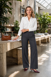 Chemise fluide manches longues | Photo lifestyle | Lounelle Paris