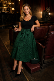 Robe bi-matière à pois | Deuxième photo lifestyle | Lounelle Paris