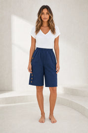 Bermuda droit taille haute | Lounelle Paris