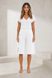 Bermuda droit taille haute | Lounelle Paris