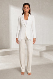 Blazer ajusté à dentelle | Lounelle Paris
