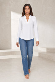 Blouse fluide col en V | Lounelle Paris