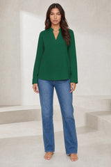 Blouse fluide col en V
