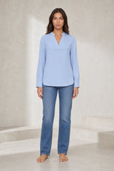 Blouse fluide col en V