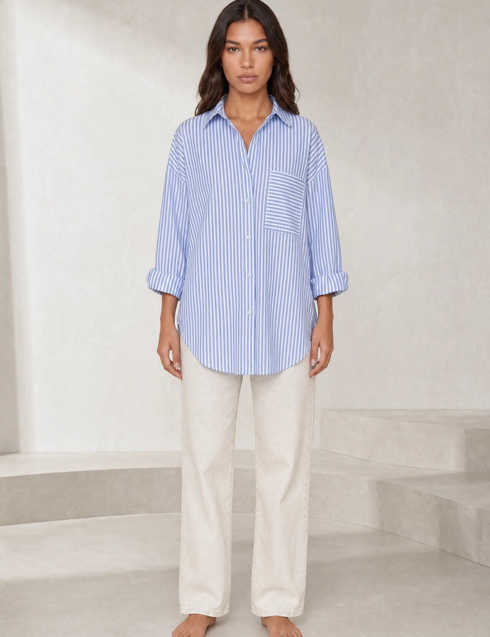 Chemise ample à rayures | Lounelle Paris