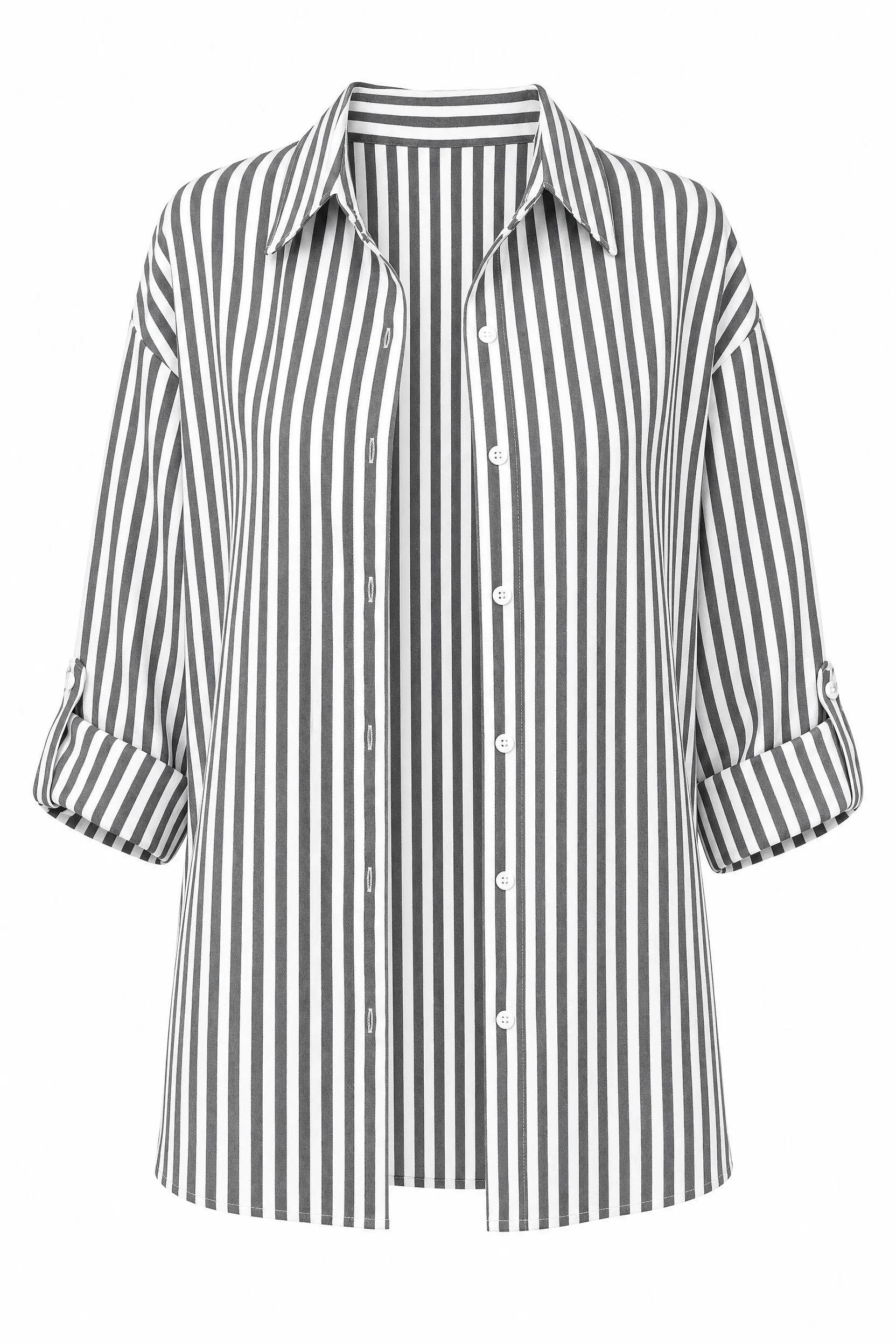 Chemise fluide à rayures verticales | Lounelle Paris