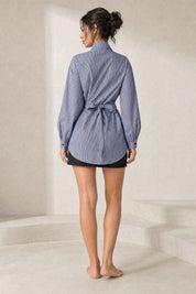 Chemise rayée à ceinture | Lounelle Paris