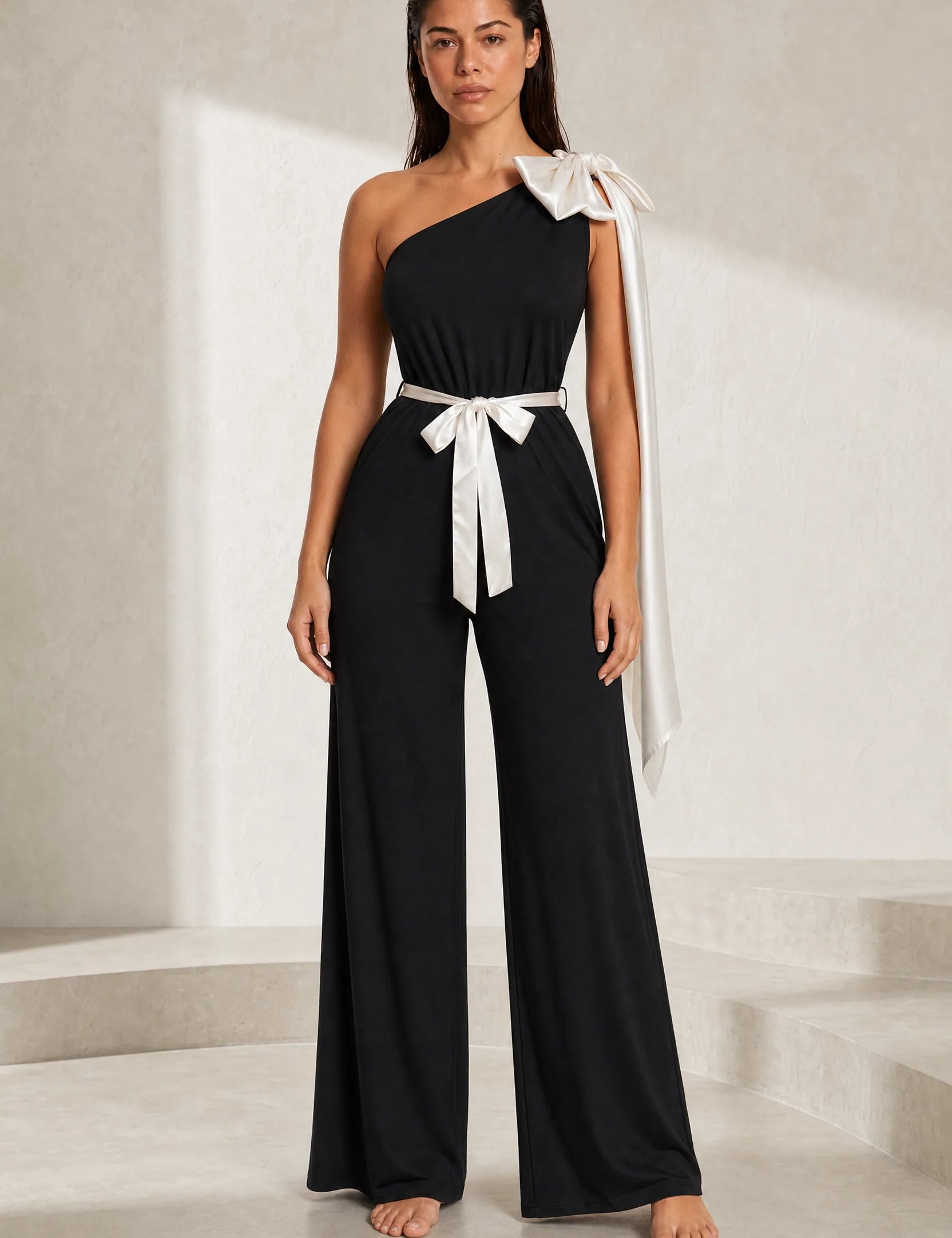 Combinaison asymétrique à nœud | Lounelle Paris