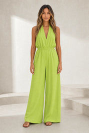 Combinaison col halter dos nu | Lounelle Paris
