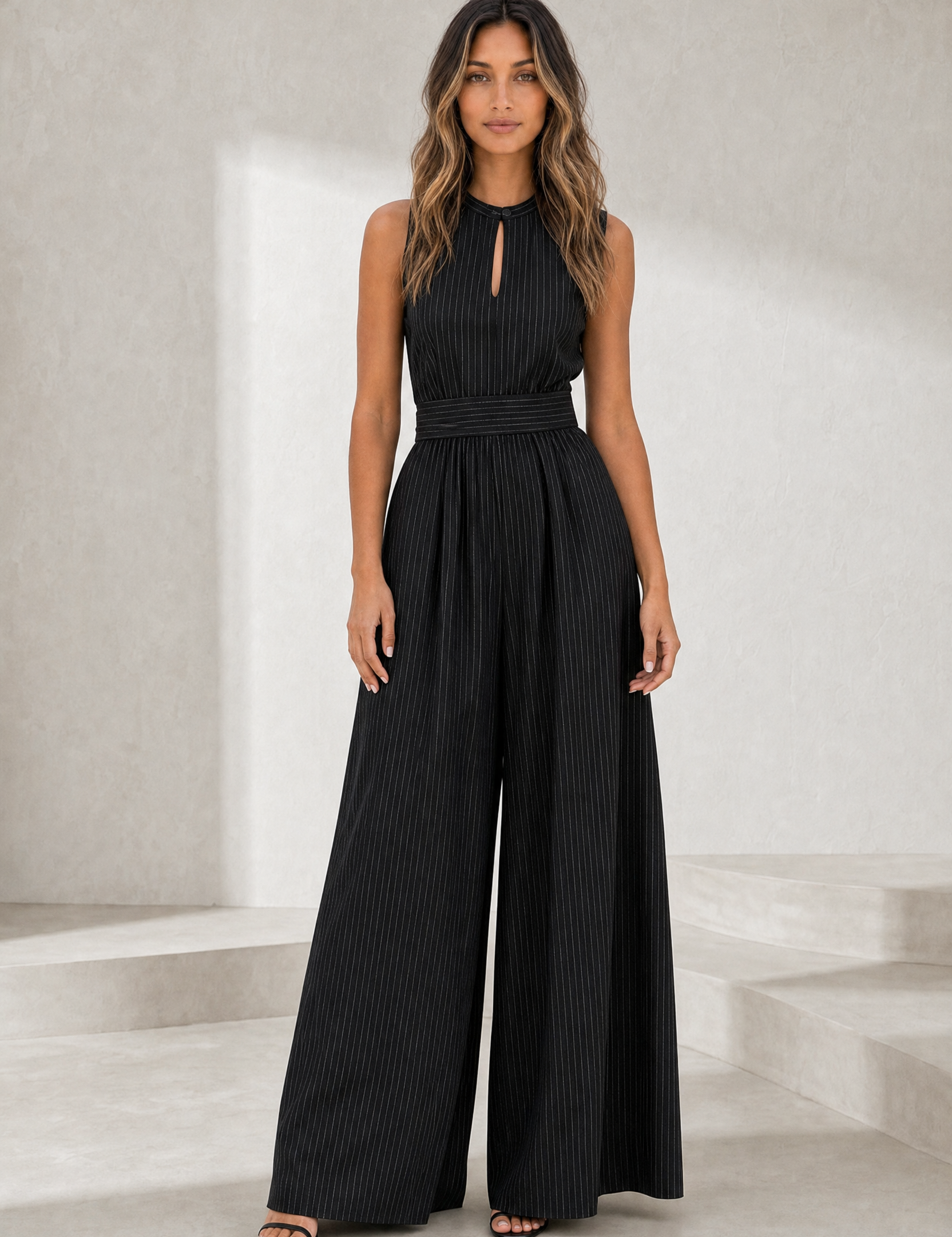 Combinaison rayée taille marquée | Lounelle Paris