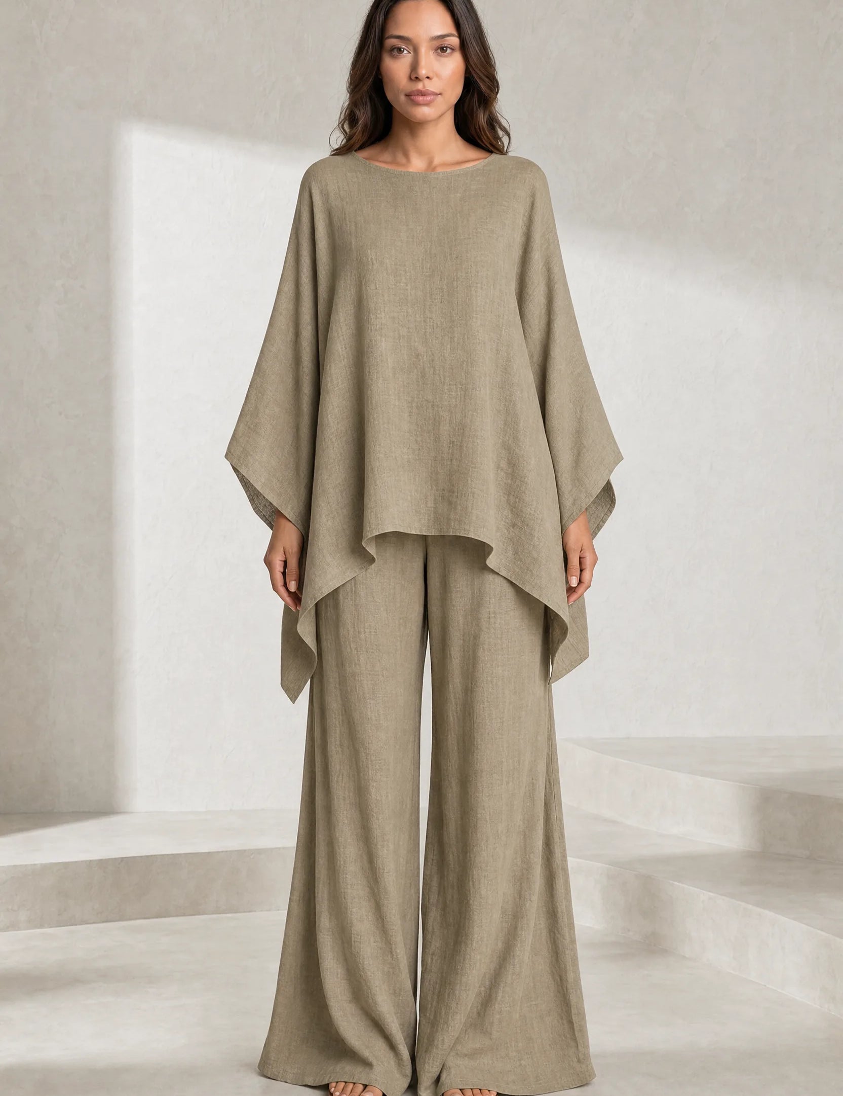 Ensemble ample col bateau | Lounelle Paris