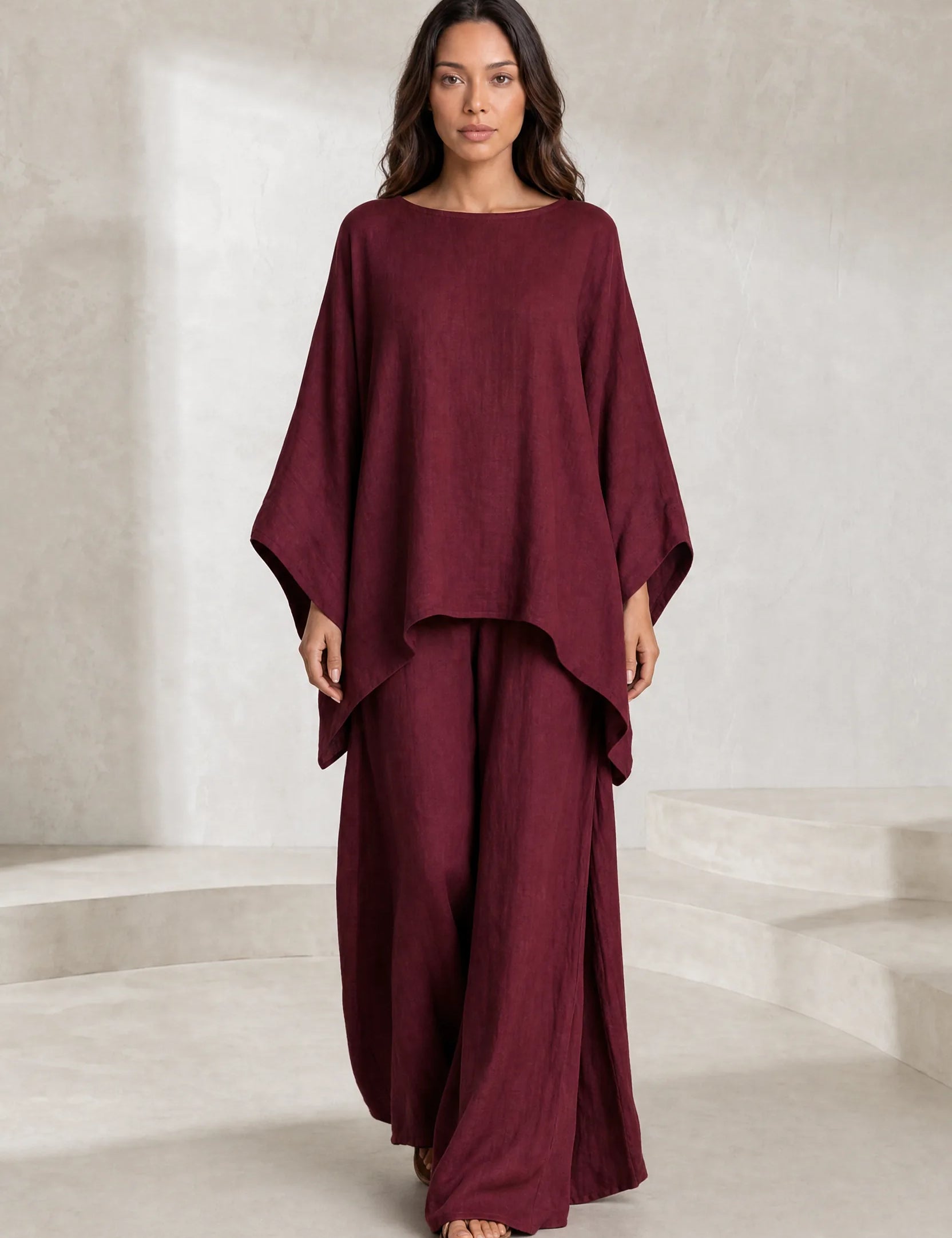 Ensemble ample col bateau | Lounelle Paris