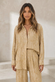 Ensemble ample motif jacquard | Lounelle Paris