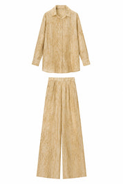Ensemble ample motif jacquard | Lounelle Paris
