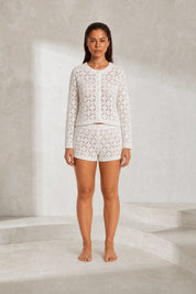 Ensemble blanc crochet ajouré | Lounelle Paris