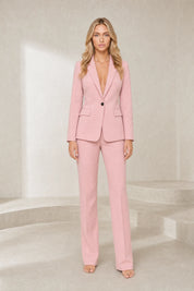 Ensemble blazer pantalon ajusté taille haute | Lounelle Paris