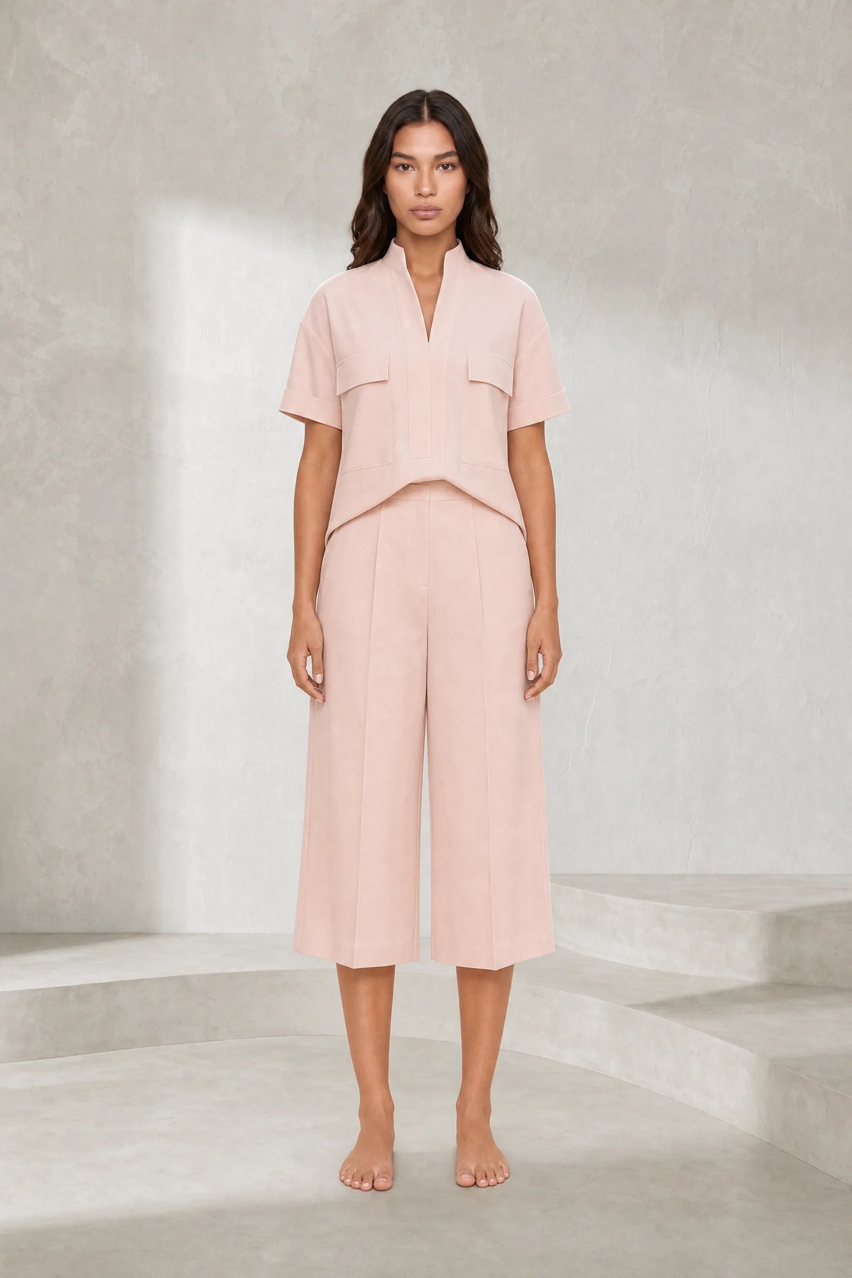 Ensemble deux pièces ample col V | Lounelle Paris