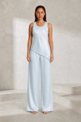 Ensemble pantalon asymétrique sans manches
