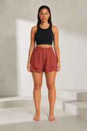 Jupe-culotte taille haute fluide | Lounelle Paris