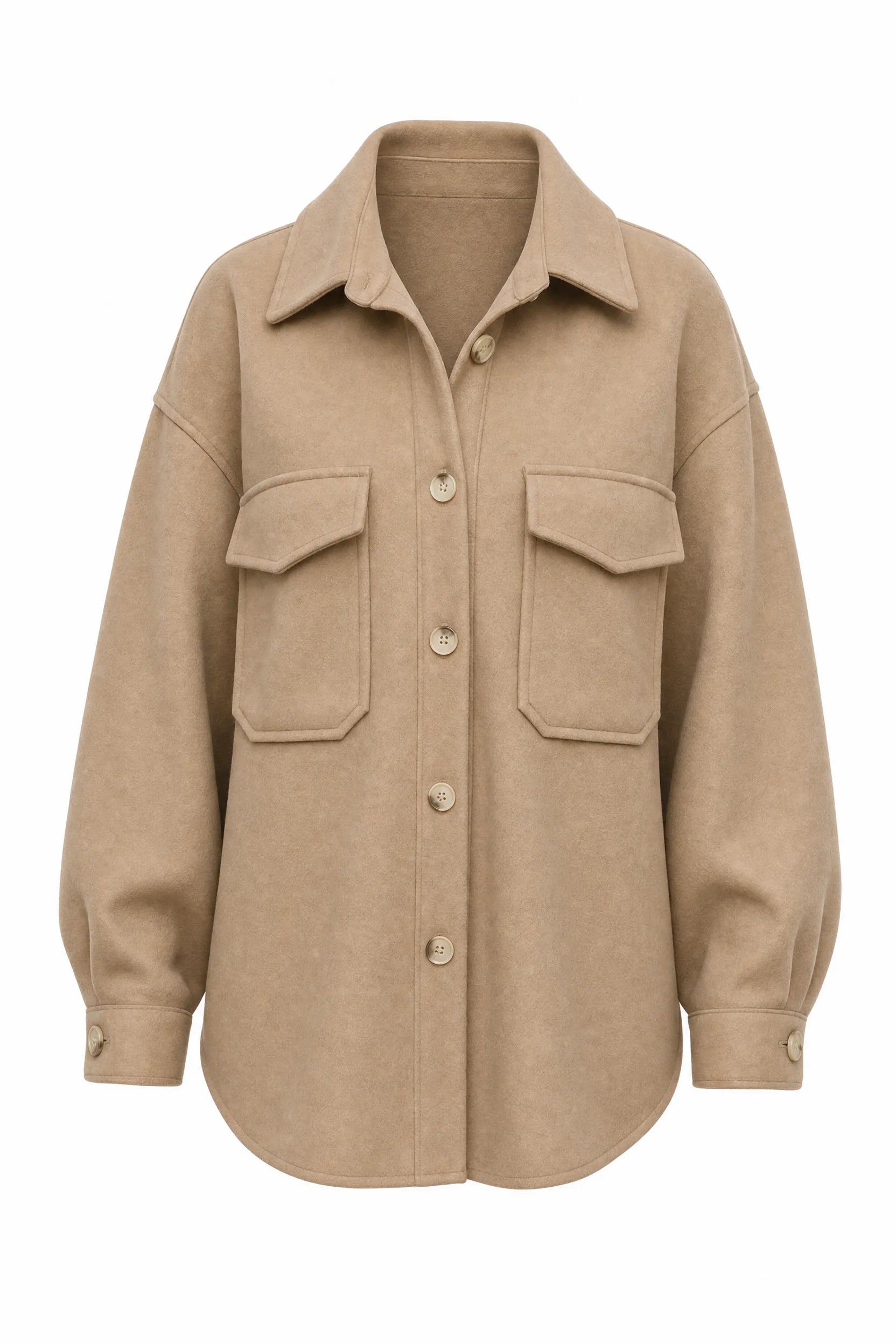 Manteau mi-long ample à revers | Lounelle Paris
