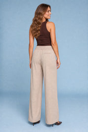 Pantalon droit coupe ample | Vue de dos | Lounelle Paris
