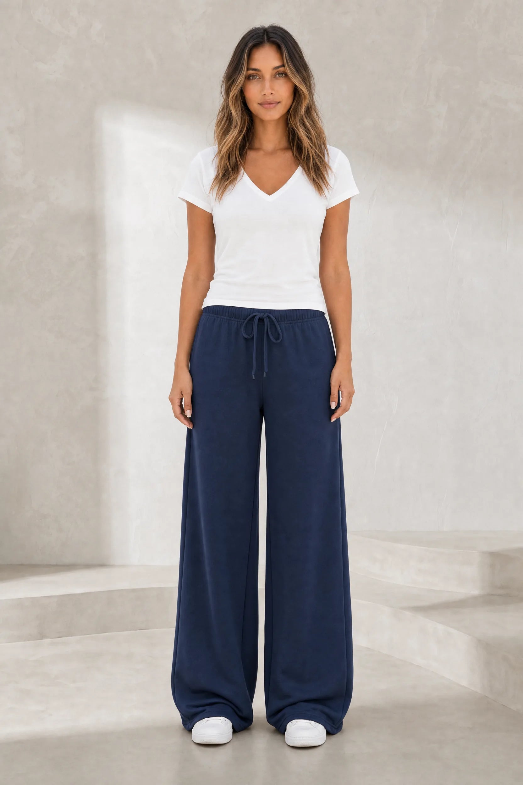 Pantalon large à cordon | Lounelle Paris