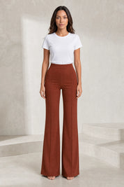 Pantalon taille haute micro-évasé | Lounelle Paris