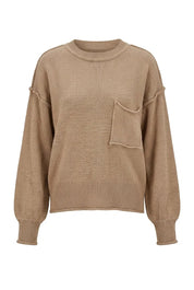 Pull ample à poche poitrine | Lounelle Paris