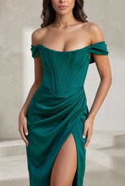 Robe bustier à fente haute | Lounelle Paris
