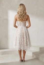 Robe bustier en dentelle | Lounelle Paris