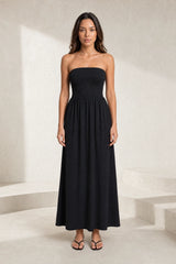 Robe bustier épaules dénudées