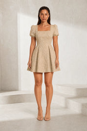 Robe col carré manches bouffantes | Lounelle Paris