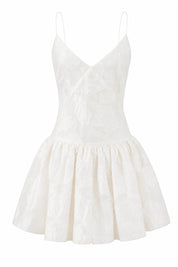 Robe col V fines bretelles | Lounelle Paris