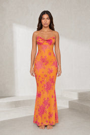 Robe florale dos nu | Lounelle Paris