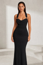 Robe longue col bénitier dos nu | Lounelle Paris