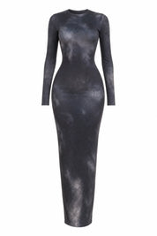 Robe longue moulante tie-dye | Lounelle Paris