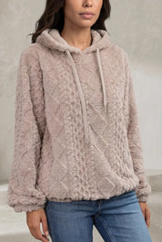 Sweat à capuche ample pelucheux | Lounelle Paris