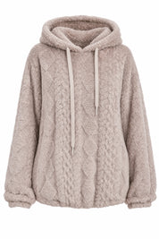 Sweat à capuche ample pelucheux | Lounelle Paris