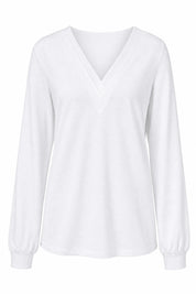 Sweat ample col V croisé | Lounelle Paris